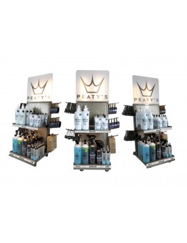 Peaty's Half 2 Tier Display Tower inc. POS Pack