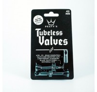 Peaty's Tubeless Valves (pair) - 42mm - Gun Metal Grey